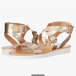 Steve Madden Mellow Gold Sandals